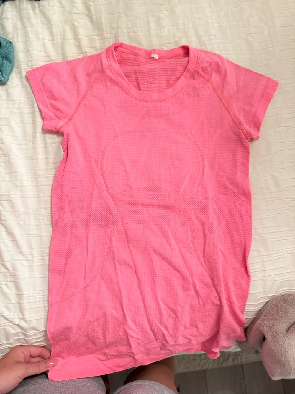 lululemon athletica Women's Short Sleeve Tee in Bright Pink